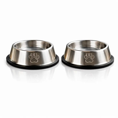 Gamelle inox chat - Galnox : diamètre 18 cm double - AstuceChat