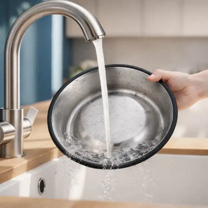 Gamelle inox chat- Galnox : bol inox facile à nettoyer sous l’eau - AstuceChat