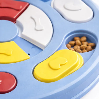 Gamelle labyrinthe chat - Galaby : détails modèle Bleu Céleste - AstuceChat