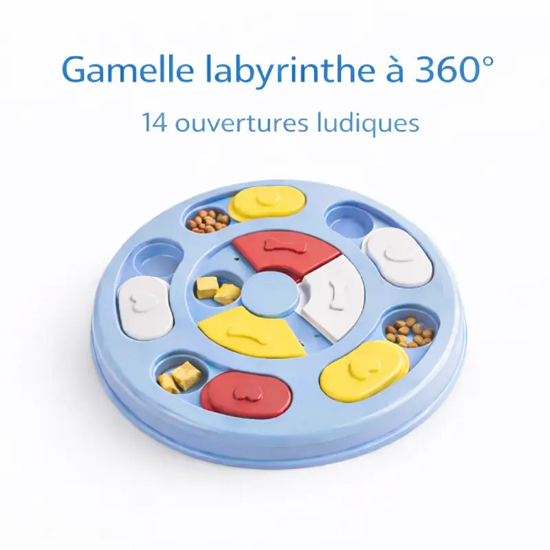 Gamelle labyrinthe chat - Galaby : jeu mobile à 360 degrés avec 14 ouvertures ludiques - AstuceChat
