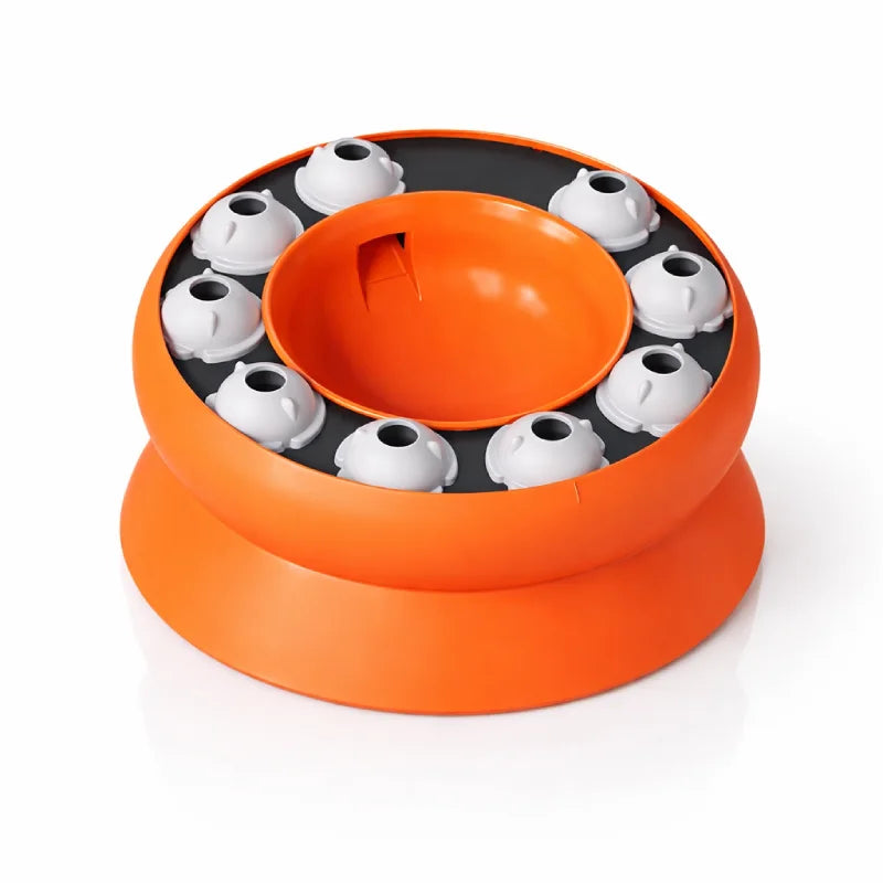 Gamelle ludique chat - Galudi : modèle Orange Instinct - AstuceChat
