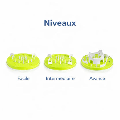 Gamelle ludique pour chat - Galudéa : niveaux - AstuceChat