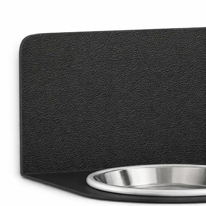 Gamelle murale chat - Gamural : finition texture support mural noir - AstuceChat