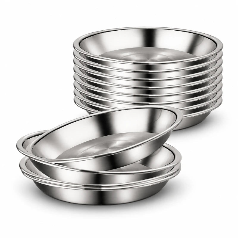 Gamelle plate pour chaton - Ganox : gamelles empilables en acier inoxydable - AstuceChat