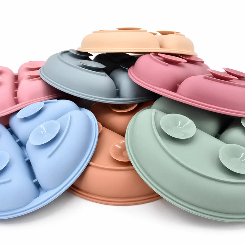 Gamelle pour chaton compartimentée - Gacompa : plusieurs coloris avec ventouses stables - AstuceChat