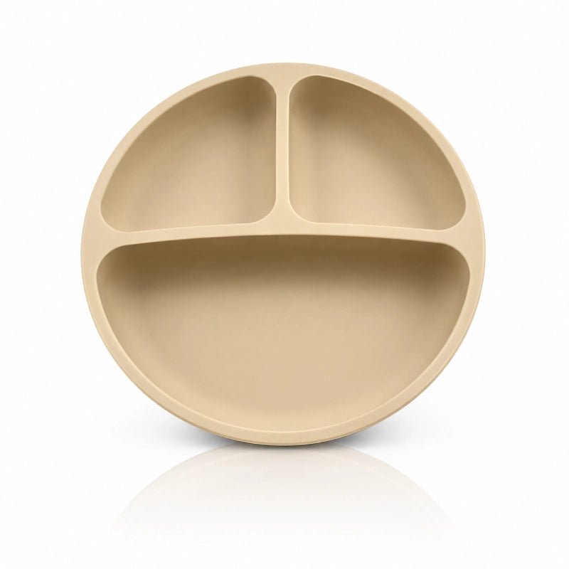Gamelle pour chaton compartimentée - Gacompa : 3 compartiments en Crème Vanille - AstuceChat