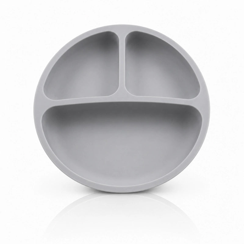 Gamelle pour chaton compartimentée - Gacompa : 3 compartiments en Gris Brume - AstuceChat