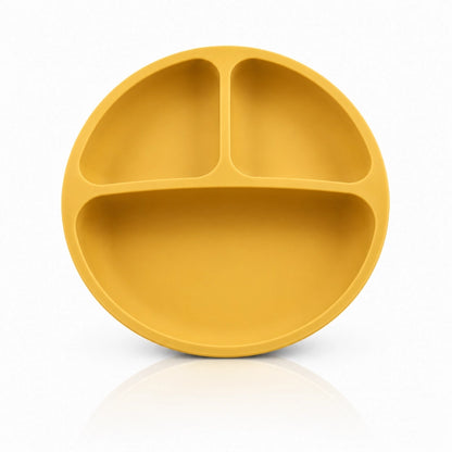 Gamelle pour chaton compartimentée - Gacompa : 3 compartiments en Jaune Soleil - AstuceChat