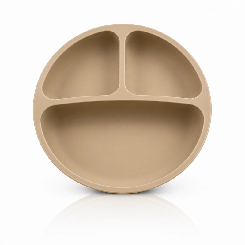 Gamelle pour chaton compartimentée - Gacompa : 3 compartiments en Marron Glacé - AstuceChat