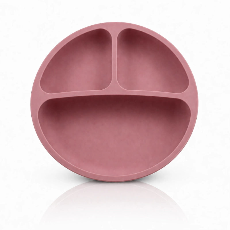 Gamelle pour chaton compartimentée - Gacompa : 3 compartiments en Rose Ancien - AstuceChat