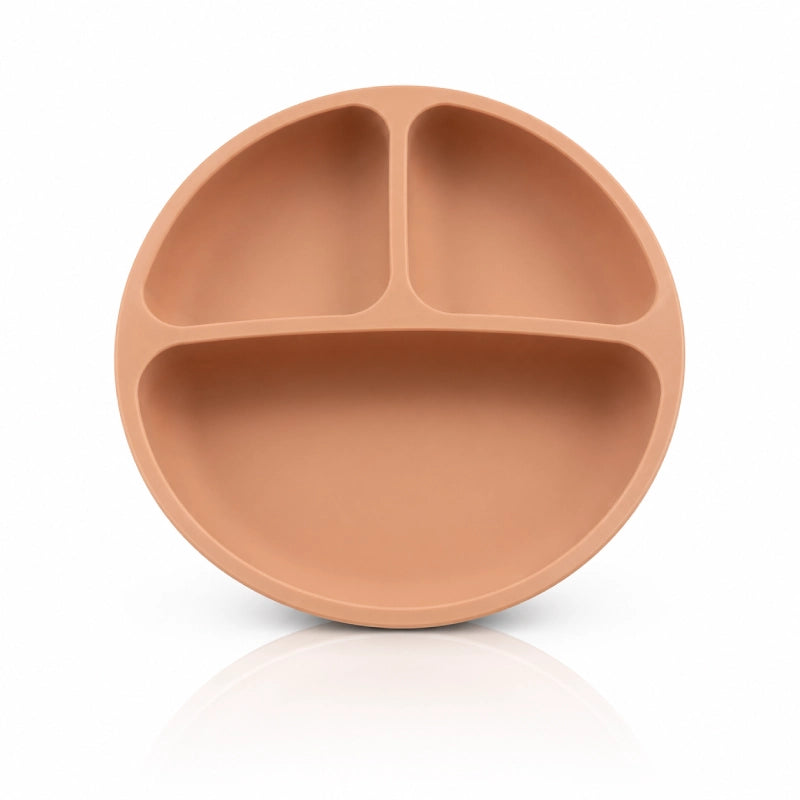 Gamelle pour chaton compartimentée - Gacompa : 3 compartiments en Terracotta Doux - AstuceChat