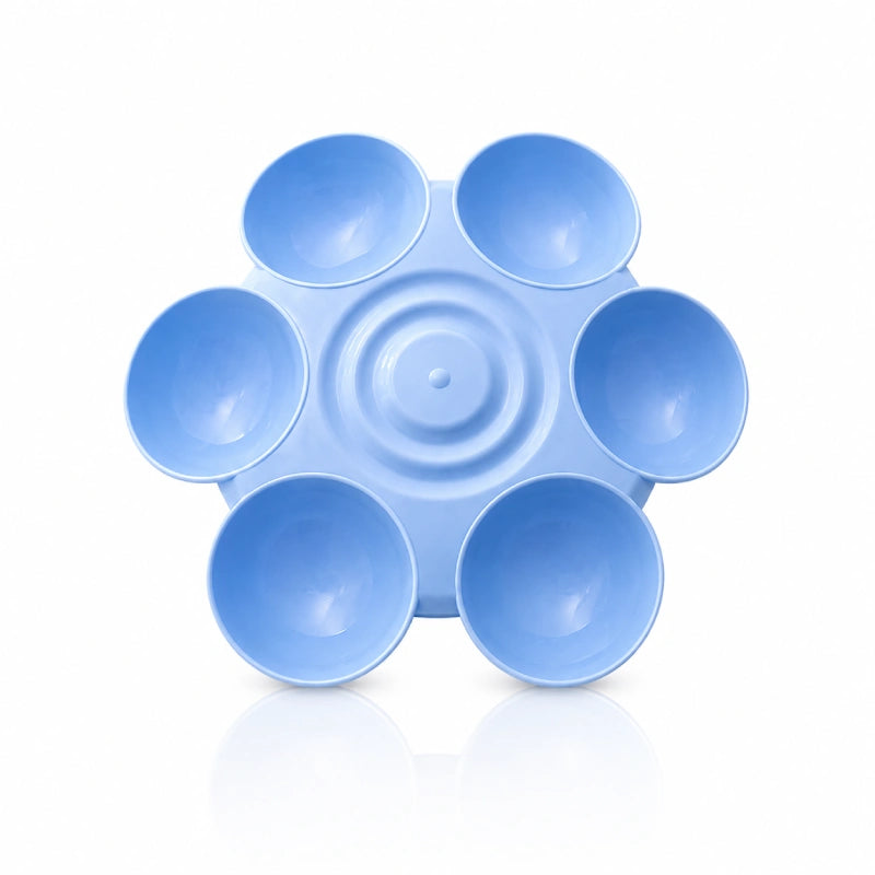 Gamelle pour chaton ergonomique - Garoue : modèle Bleu Céleste - AstuceChat