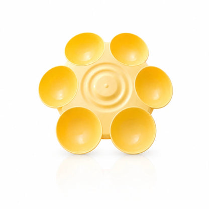 Gamelle pour chaton ergonomique - Garoue : modèle Jaune Soleil - AstuceChat