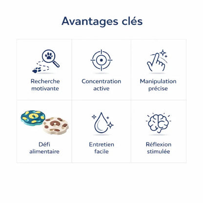 Gamelle puzzle Chat - Gavélis : avantages clés - AstuceChat