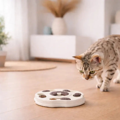 Gamelle puzzle Chat - Gavélis : lifestyle chat tigré - AstuceChat