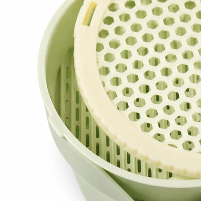 Herbe a chat en pot - Axpot : détail couvercle nid d’abeille - AstuceChat
