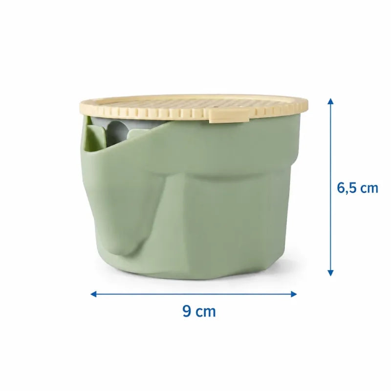 Herbe a chat en pot - Axpot : dimensions 9 cm x 6,5 cm - AstuceChat