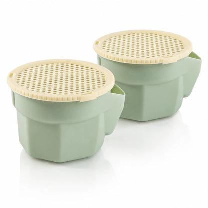 Herbe a chat en pot - Axpot Duo : lot de deux pots - AstuceChat