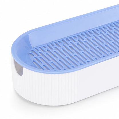 Jardinière herbe à chat, Axjardin bleu céleste : détail grille amovible - AstuceChat
