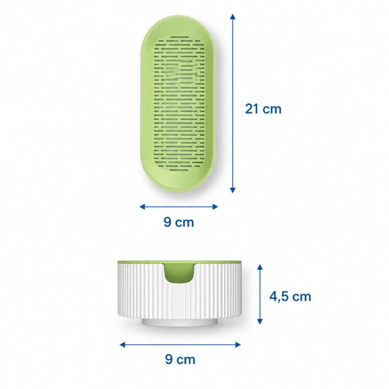 Jardinière herbe à chat, Axjardin vert tilleul : dimensions produit - AstuceChat