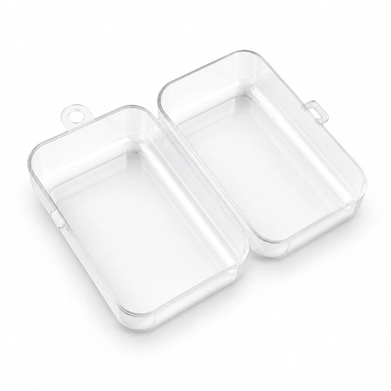 Kit biberon chaton - Nelora : boîte de rangement transparente pour accessoires protégés - AstuceChat