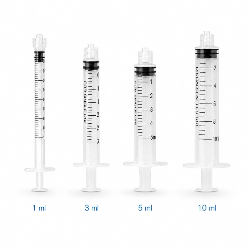 Kit biberon chaton - Nelora : seringues graduées 1 ml 3 ml 5 ml et 10 ml - AstuceChat