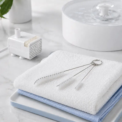 Nettoyage pompe fontaine à eau chat - Axora : kit nettoyage lifestyle - AstuceChat
