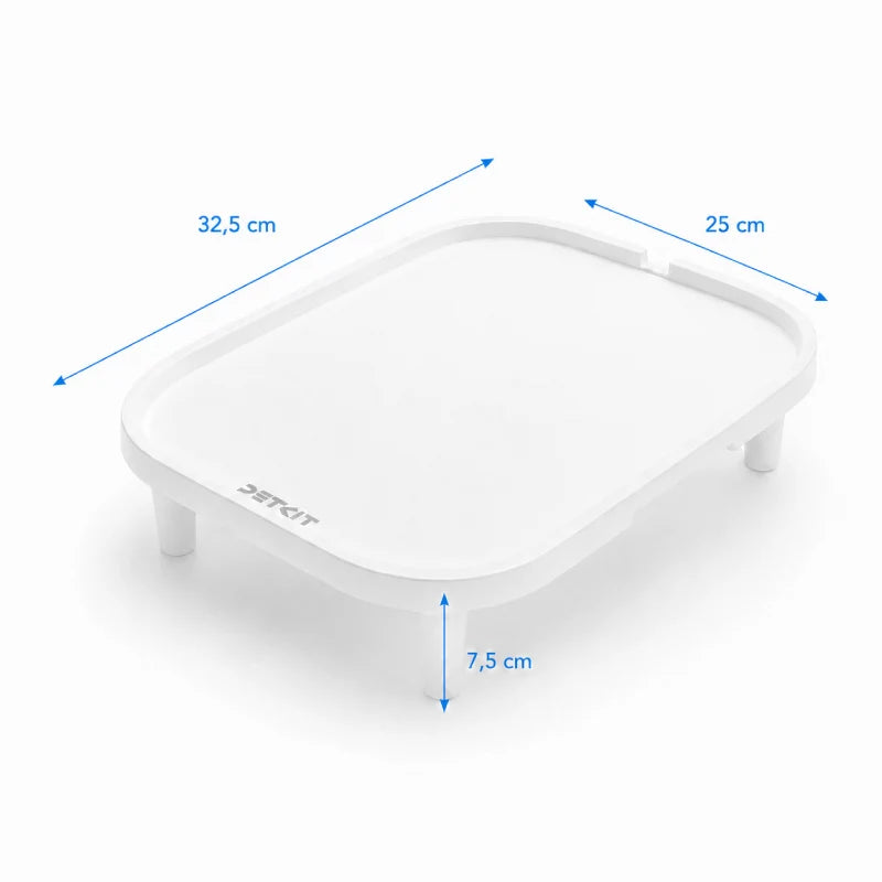 PetKit Support : dimensions du plateau - AstuceChat