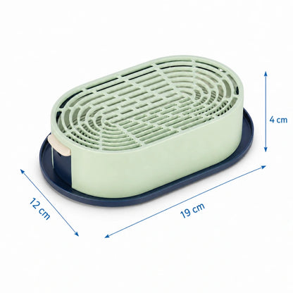 Plateau de germination - herbe à chat Axracine : dimensions 19 × 12 × 4 cm - AstuceChat