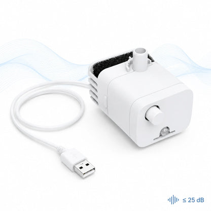 Pompe Oarty pour fontaine à eau chat : silencieuse - AstuceChat