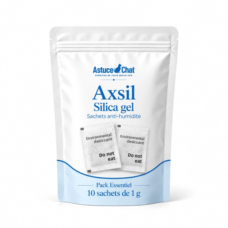 Silica gel - Axsil : Pack Essentiel de 10 sachets anti-humidité de 1 g - AstuceChat