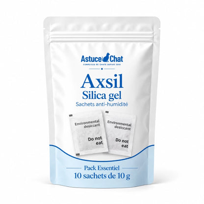 Silica gel - Axsil : Pack Essentiel de 10 sachets anti-humidité de 10 g - AstuceChat