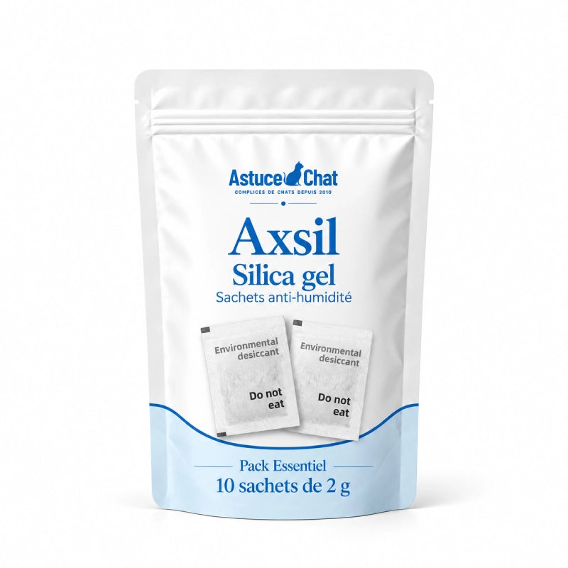 Silica gel - Axsil : Pack Essentiel de 10 sachets anti-humidité de 2 g - AstuceChat