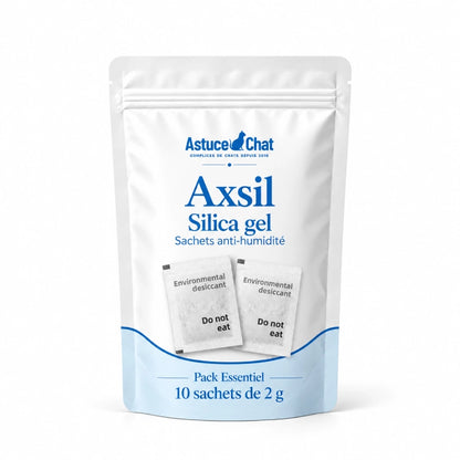 Silica gel - Axsil : Pack Essentiel de 10 sachets anti-humidité de 2 g - AstuceChat
