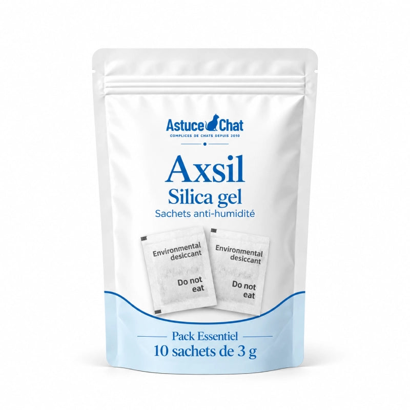 Silica gel - Axsil : Pack Essentiel de 10 sachets anti-humidité de 3 g - AstuceChat