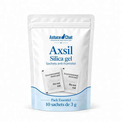 Silica gel - Axsil : Pack Essentiel de 10 sachets anti-humidité de 3 g - AstuceChat