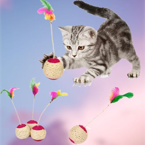 SpringFun™ - Colonne Spirale pour chat - Astuce Chat