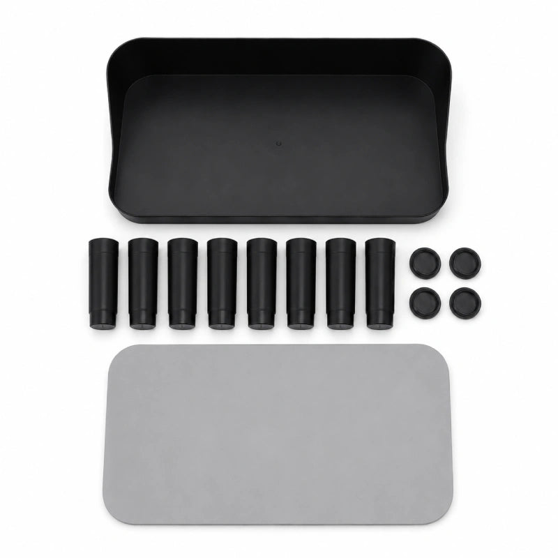 Support gamelle chat - Axpratik : kit complet avec tapis silicone - AstuceChat