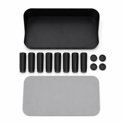 Support gamelle chat - Axpratik : kit complet avec tapis silicone - AstuceChat