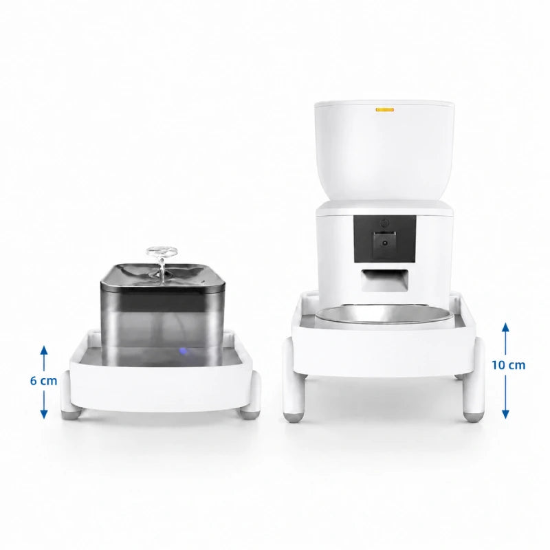Support réglable pour chat - Axutil : hauteur fontaine et distributeur - AstuceChat